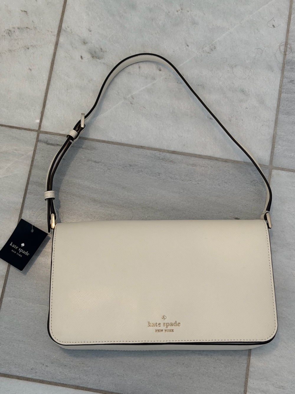 Kate Spade Meringue Leather Shoulder Bag